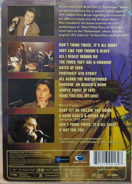 Bryan Ferry : Dylanesque Live The London Sessions (DVD-V, Multichannel, NTSC)