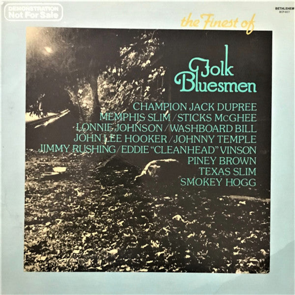 Various : The Finest Of Folk Bluesmen (LP, Comp, RE)