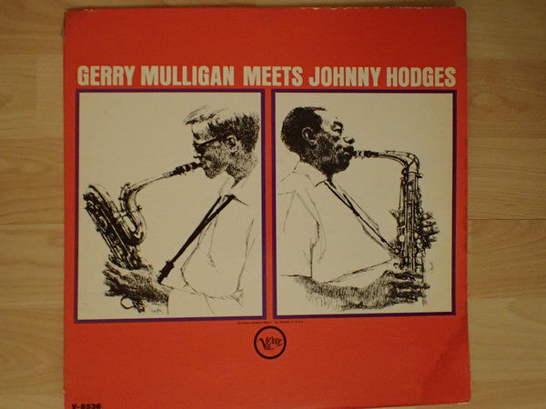 Gerry Mulligan & Johnny Hodges : Gerry Mulligan Meets Johnny Hodges (LP, RE)