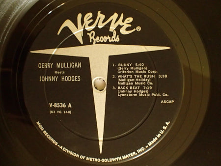 Gerry Mulligan & Johnny Hodges : Gerry Mulligan Meets Johnny Hodges (LP, RE)