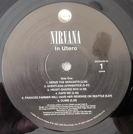Nirvana : In Utero (LP, RE)