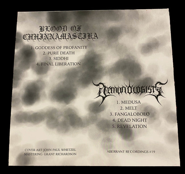 Blood Of Chhinnamastika / Demonologists : Split (LP, Album)