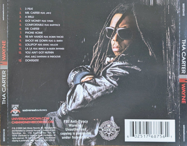 Lil Wayne : Tha Carter III (CD, Album)
