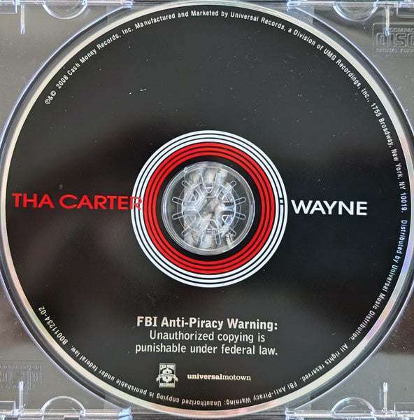 Lil Wayne : Tha Carter III (CD, Album)