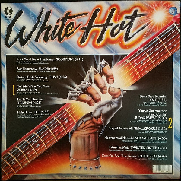 Various : White Hot Masters Of Metal (LP, Comp)
