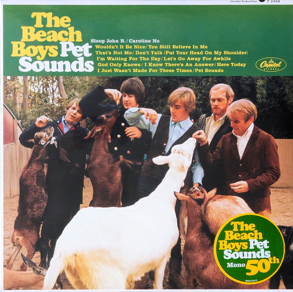 The Beach Boys : Pet Sounds (LP, Album, Mono, RE, 50t)