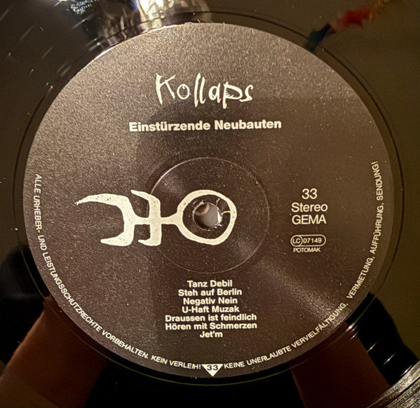 Einstürzende Neubauten : Kollaps (LP, Album, Bioplastic, RM, RP)