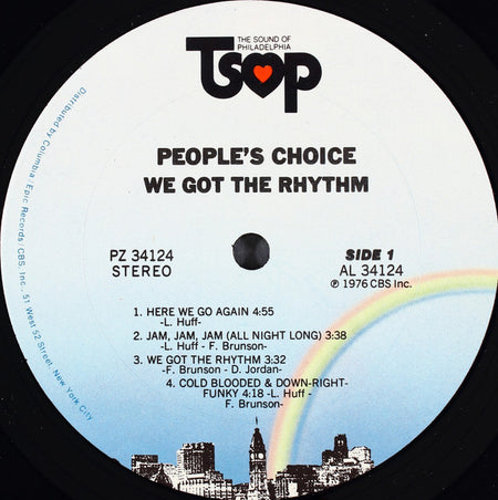 People's Choice : We Got The Rhythm (LP, Album, Pit)