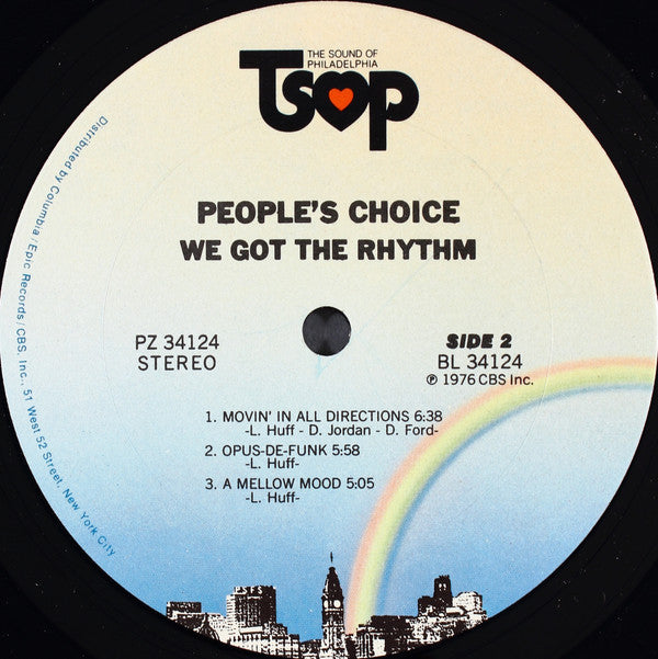 People's Choice : We Got The Rhythm (LP, Album, Pit)