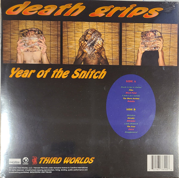 Death Grips : Year Of The Snitch (LP, Album, RE)