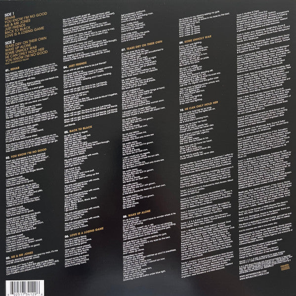 Amy Winehouse : Back To Black (LP, Album, RE)