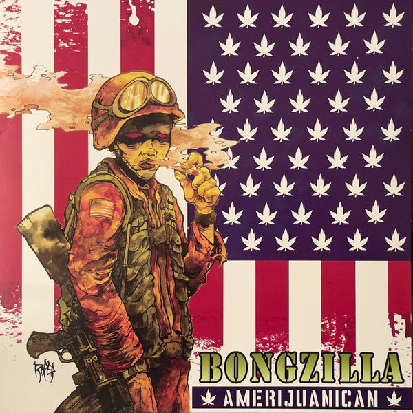 Bongzilla : Amerijuanican (LP, Album, RE, Whi)