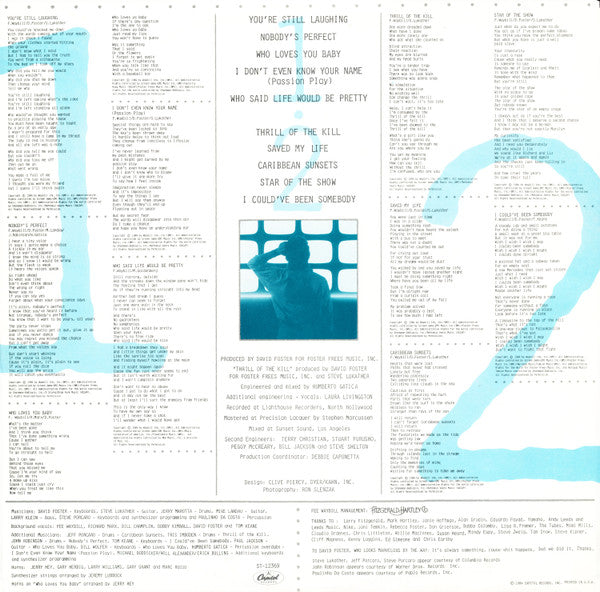 Fee Waybill : Read My Lips (LP, Album, Jac)