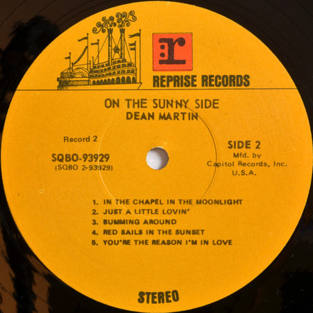 Dean Martin : On The Sunny Side (2xLP, Comp, Club, Gat)