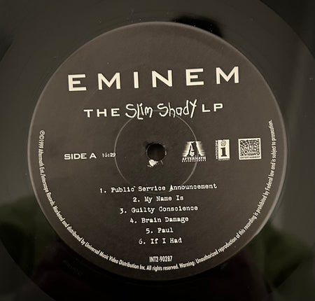 Eminem : The Slim Shady LP (2xLP, Album, RE, RM)