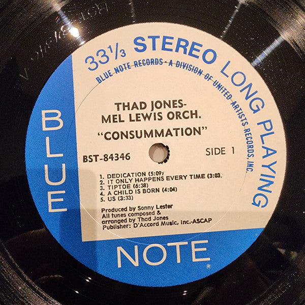 Thad Jones & Mel Lewis : Consummation (LP, Album, Gat)