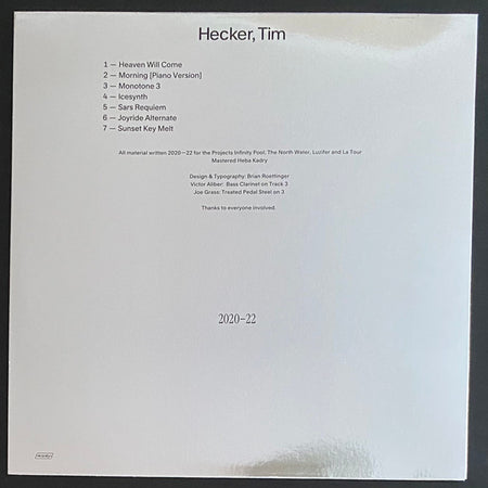 Hecker, Tim* : Shards (LP)