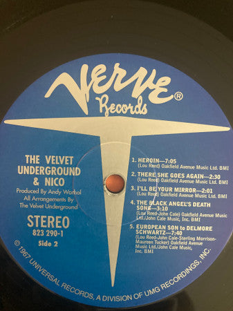 The Velvet Underground & Nico (3) : The Velvet Underground & Nico (LP, Album, RE, 180)