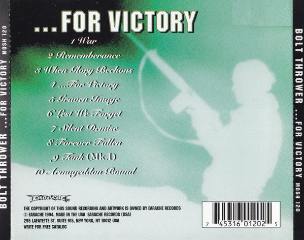 Bolt Thrower : ...For Victory (CD, Album)