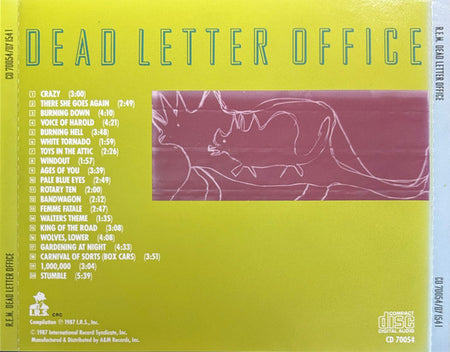 R.E.M. : Dead Letter Office (CD, Comp, Club, RE, CRC)