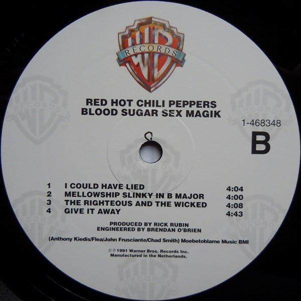 Red Hot Chili Peppers : Blood Sugar Sex Magik (2xLP, Album, RE, RM, 180)