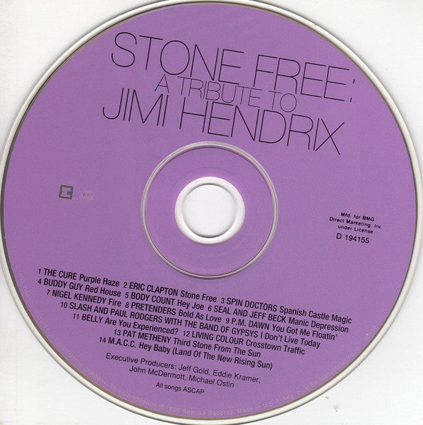 Various : Stone Free (A Tribute To Jimi Hendrix) (CD, Album, Club)