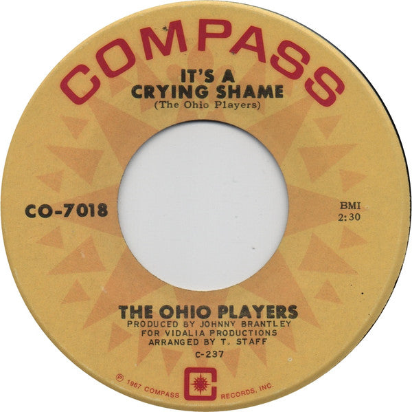 Ohio Players : I've Got To Hold On / It's A Crying Shame (7", Single)