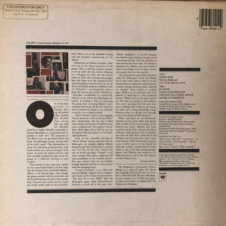 Art Blakey & The Jazz Messengers : The Jazz Messengers (LP, Album, RE, RM)