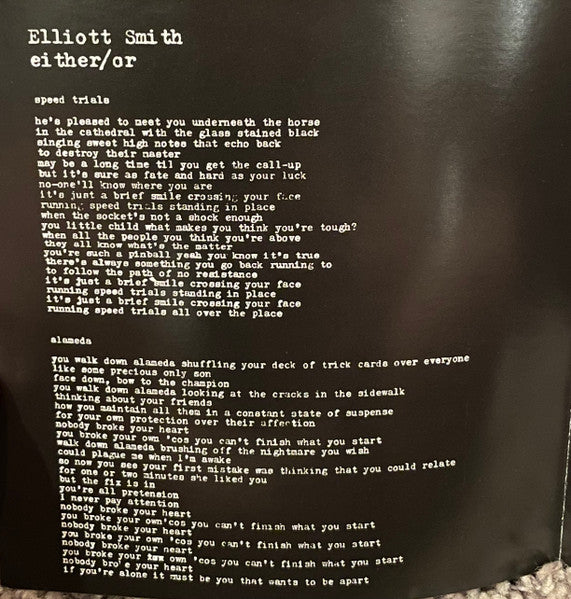 Elliott Smith : Either / Or (CD, Album, RE, Dig)