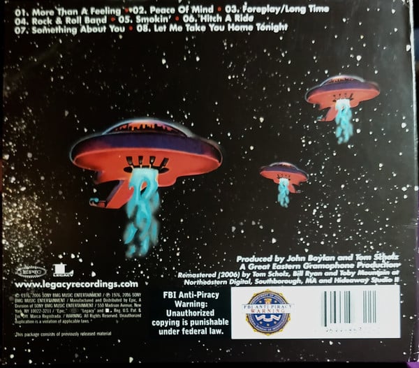 Boston : Boston (CD, Album, RE, RM, Dig)