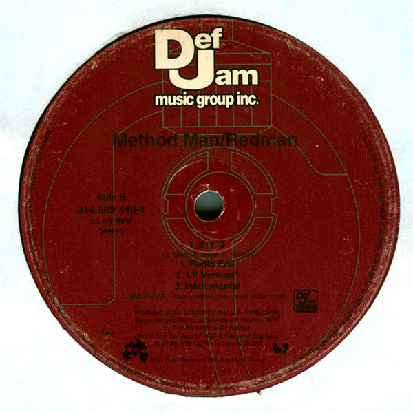 Method Man / Redman* : Da Rockwilder (12", Promo)