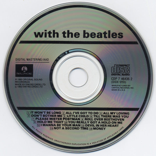 The Beatles : With The Beatles (CD, Album, Mono, RE, SRC)