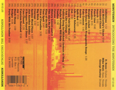 Minutemen : Introducing The Minutemen (CD, Comp)