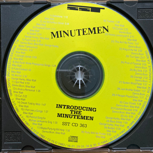 Minutemen : Introducing The Minutemen (CD, Comp)