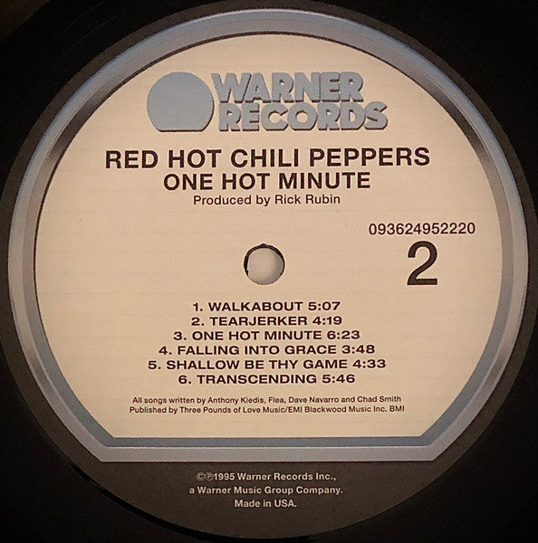 Red Hot Chili Peppers : One Hot Minute (LP, Album, RE, Fid)