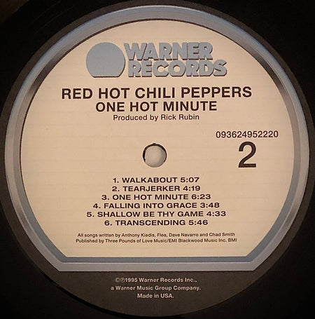 Red Hot Chili Peppers : One Hot Minute (LP, Album, RE, Fid)