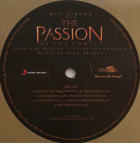 John Debney : The Passion Of The Christ (Original Motion Picture Soundtrack) (LP, Ltd, Num, RE, Gol)