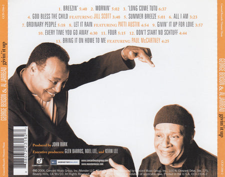 George Benson & Al Jarreau : Givin' It Up (CD, Album)