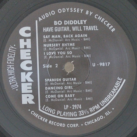 Bo Diddley : Have Guitar, Will Travel (LP, Album, RE)