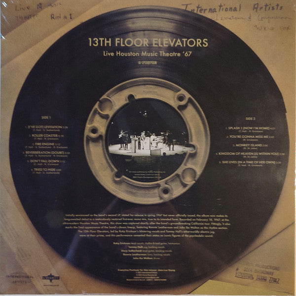 13th Floor Elevators : Live Houston Music Theatre '67 (LP, Album, RSD, Mono, Ltd, Blu)
