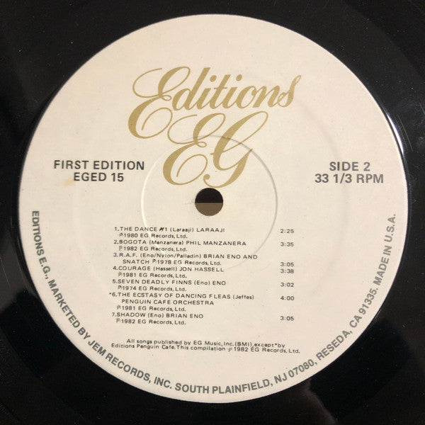 Various : First Edition (LP, Comp)