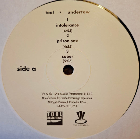 Tool (2) : Undertow (2xLP, Album, RE)