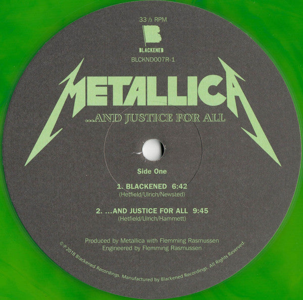 Metallica : ...And Justice For All (2xLP, Album, Ltd, RE, RM, RP, Gre)