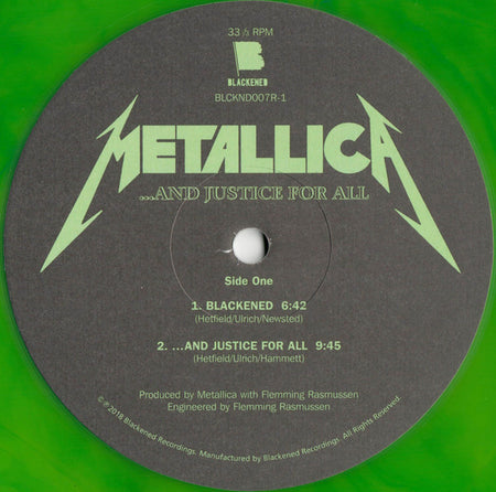 Metallica : ...And Justice For All (2xLP, Album, Ltd, RE, RM, RP, Gre)