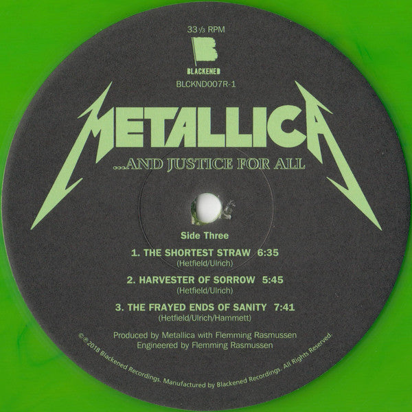 Metallica : ...And Justice For All (2xLP, Album, Ltd, RE, RM, RP, Gre)