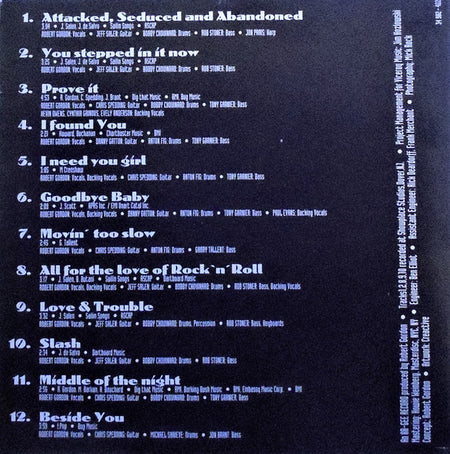 Robert Gordon (2) : All For The Love Of Rock 'N' Roll (CD, Album)