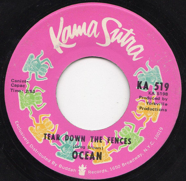 Ocean (3) : Put Your Hand In The Hand / Tear Down The Fences (7", Single, ARP)