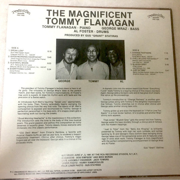 Tommy Flanagan : The Magnificent (LP, Album)