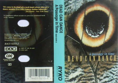Dead Can Dance : A Passage In Time (Cass, Comp)