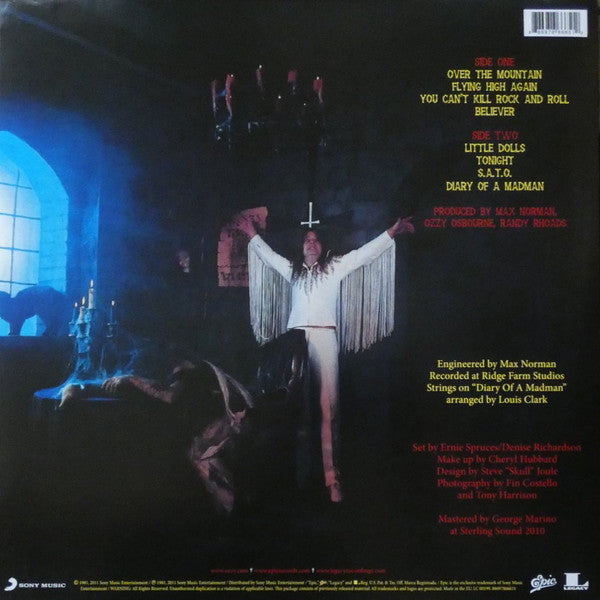 Ozzy Osbourne : Diary Of A Madman (LP, Album, RE, RM, 180)